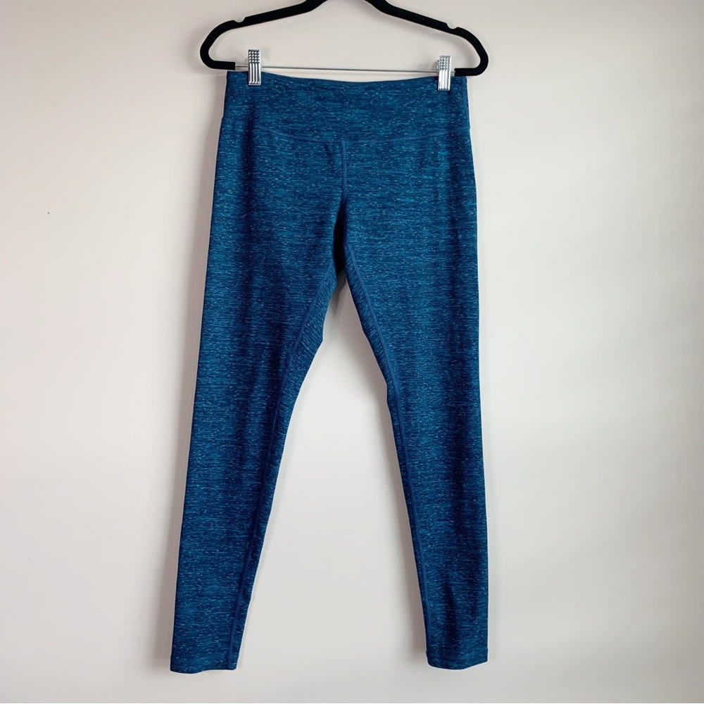 ZELLA Spacedye Live In Leggings Full Length Blue Teal Spacedye Size Medium - Picture 2 of 9